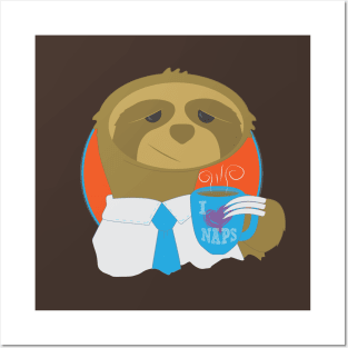 Corporate Sloth Posters and Art